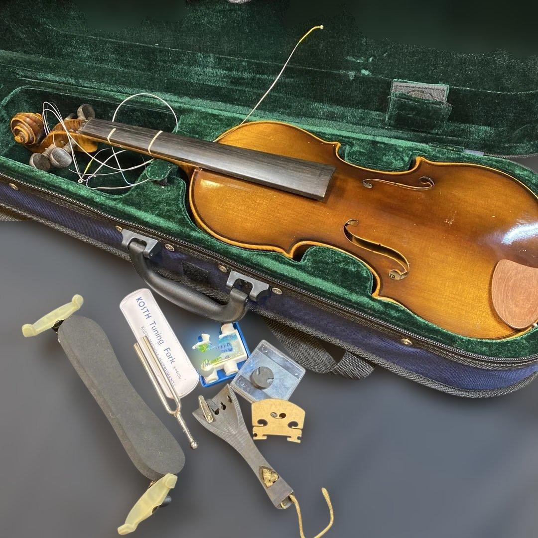 特No1 SUZUKI VIOLIN バイオリン本体 朱角印 4/4 バイオリン