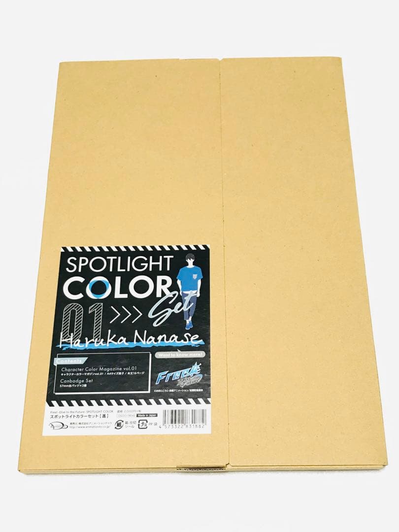 七瀬遙＆桐嶋郁弥 【外箱&冊子本&缶バッジ】 Free!DFスポットライトカラー