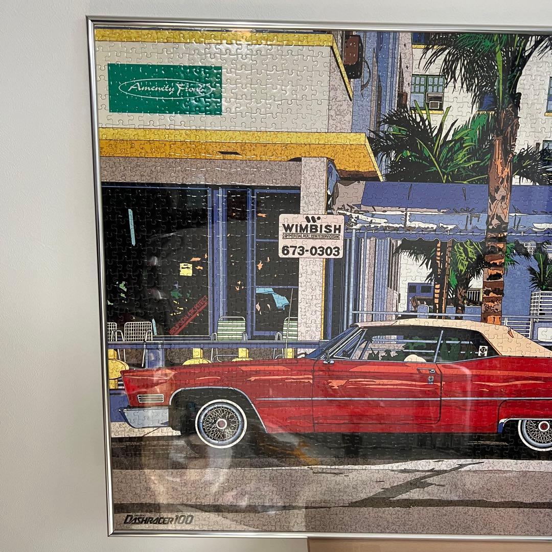 鈴木英人 パズル 特大 エネオス プレゼント アメ車 イラスト 昭和 平成