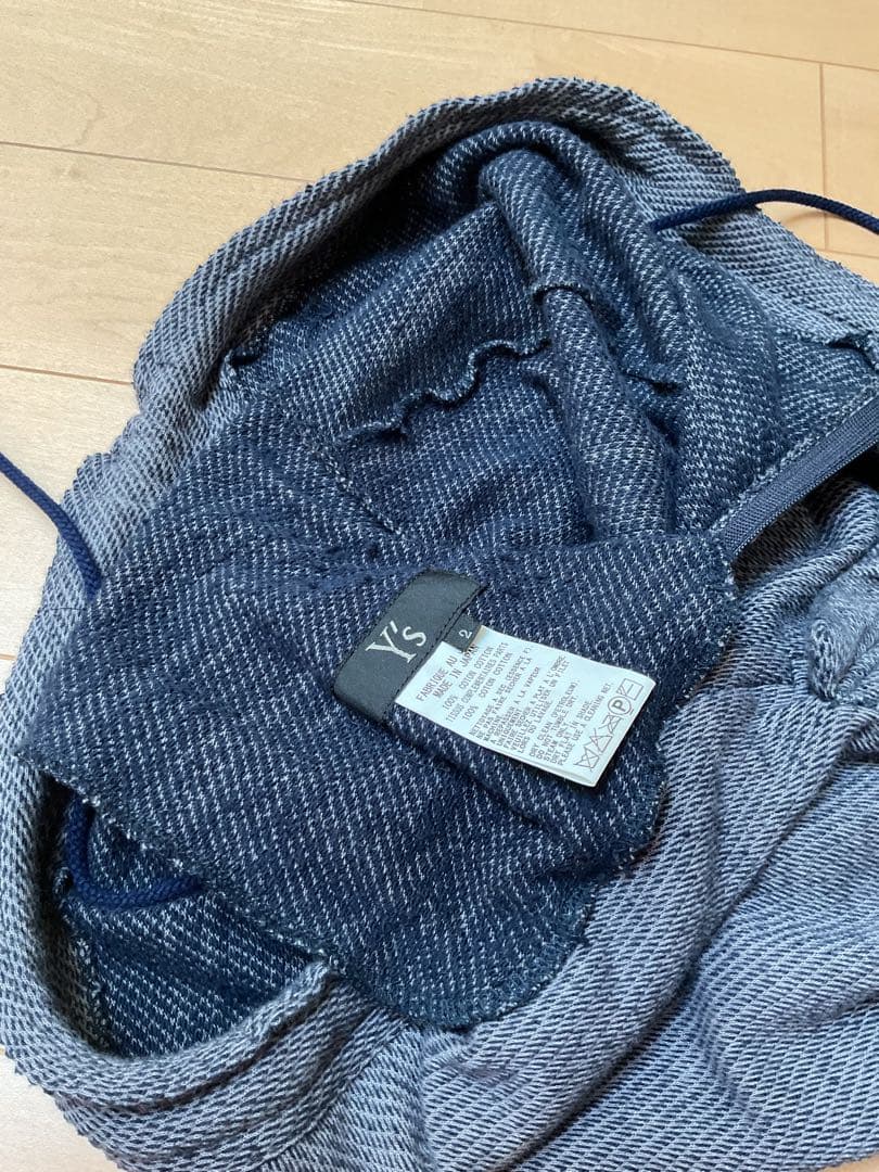 Y's ワイズ サルエルパンツ ブルー サイズ2 変形