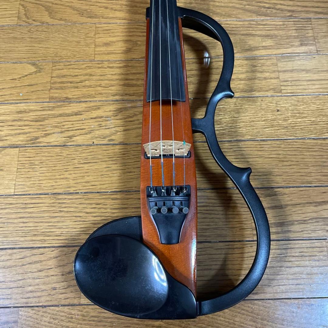YAMAHA サイレントバイオリン SV-100 4/4 弓・肩当て・ケース付き