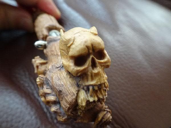 中山英俊 ボルトアクション・ボールペン ジオラマ5スカル 根付