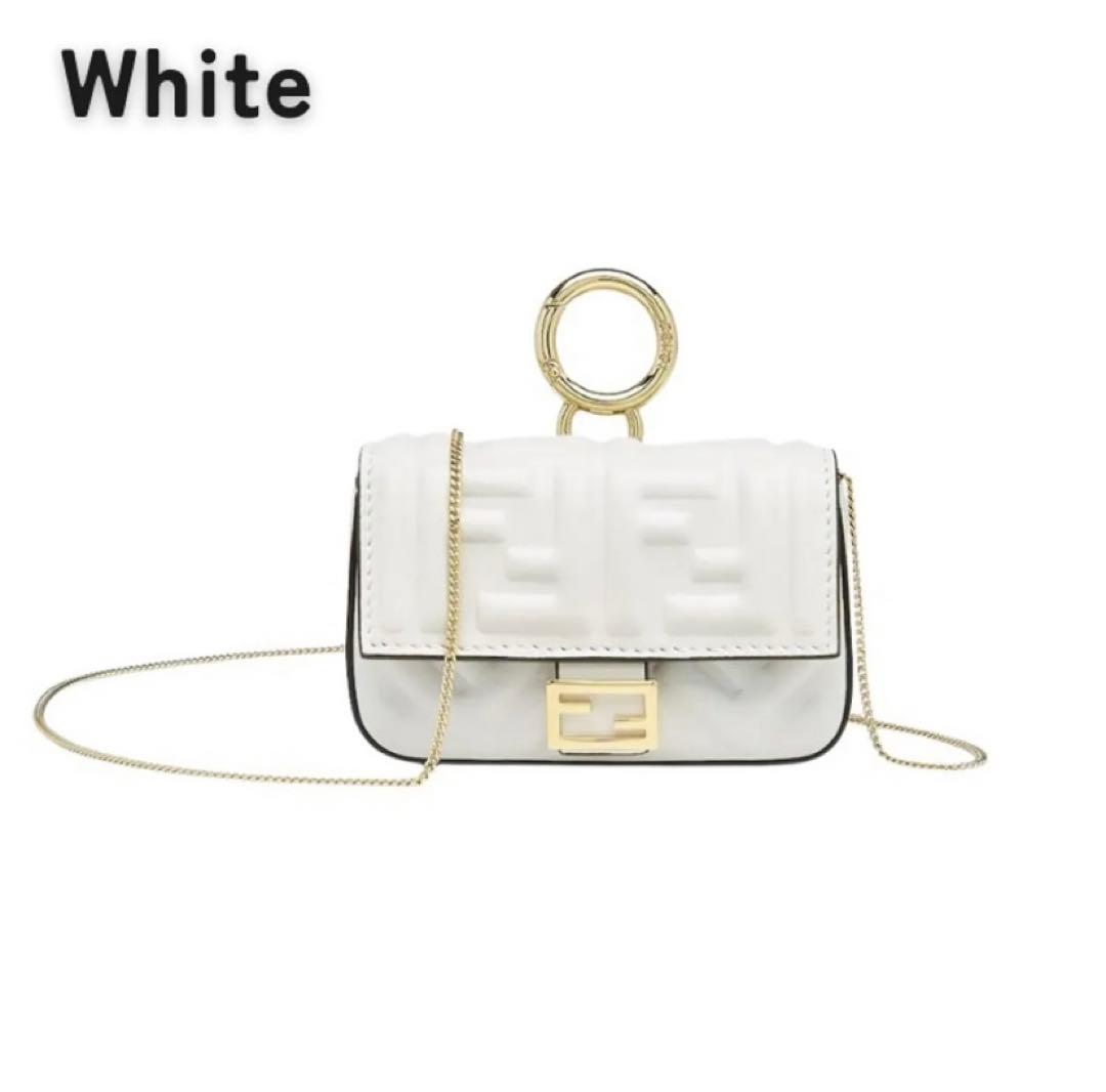 fendi ナノ　バケット　チャーム　ミニウォレット