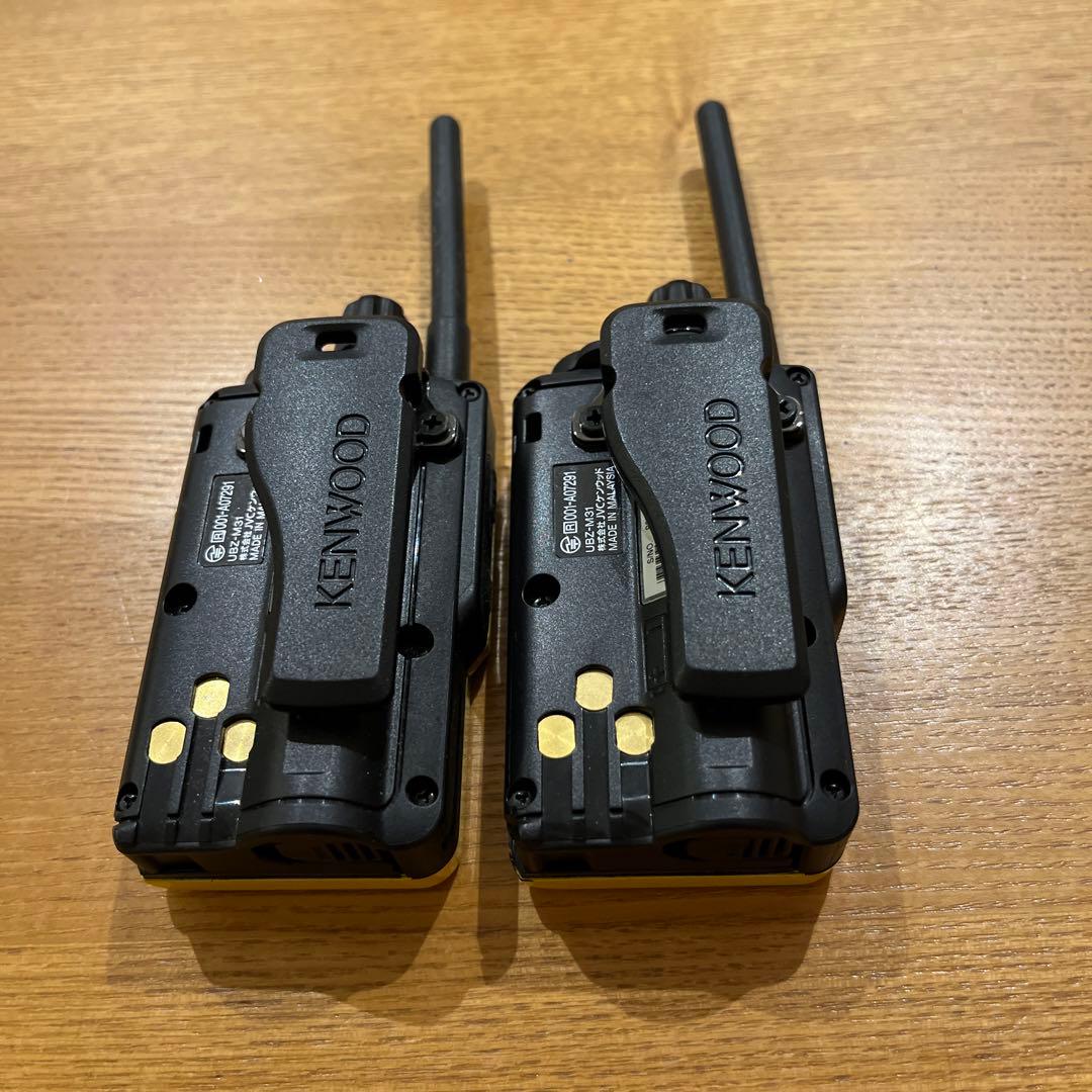 【Coco】ケンウッド UBZ-M31特定小電力トランシーバー 2台セット