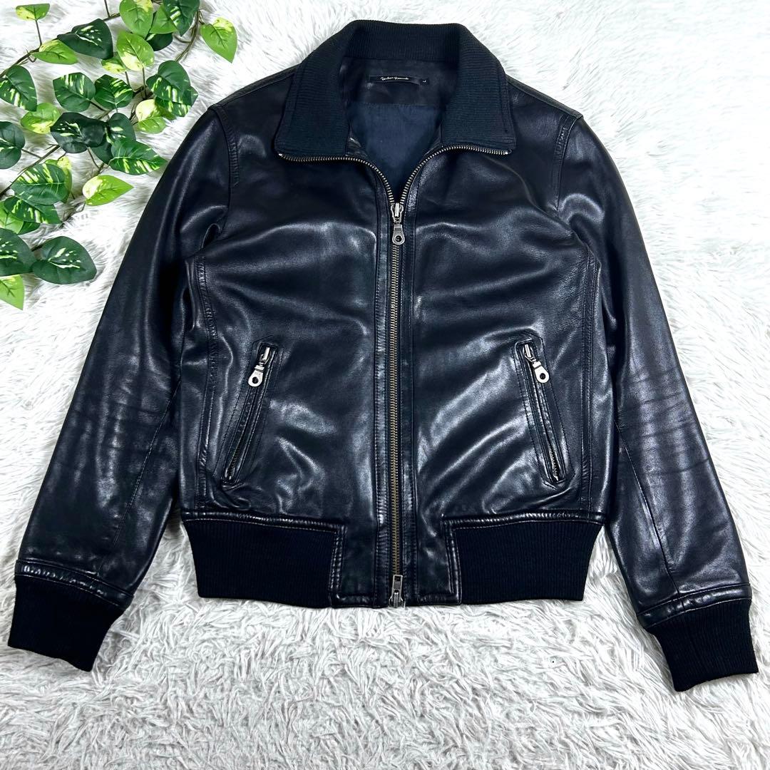アーバンリサーチ ラムレザー シングルライダースジャケット Lサイズ ブラック