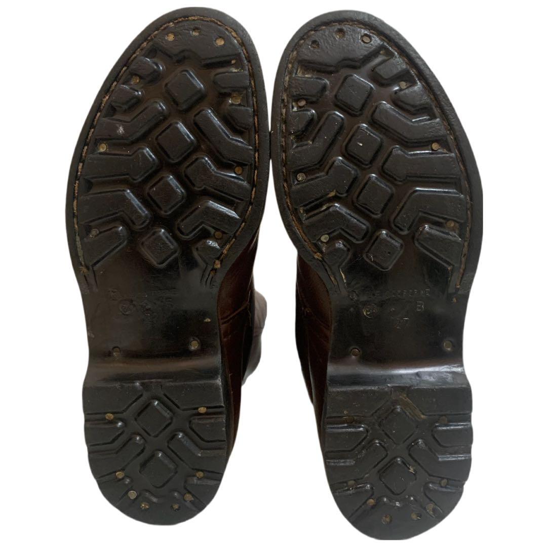 Poland VINTAGE 80s ポーランド軍 ミリタリーブーツ ブラウン