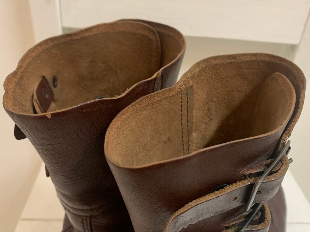 Poland VINTAGE 80s ポーランド軍 ミリタリーブーツ ブラウン