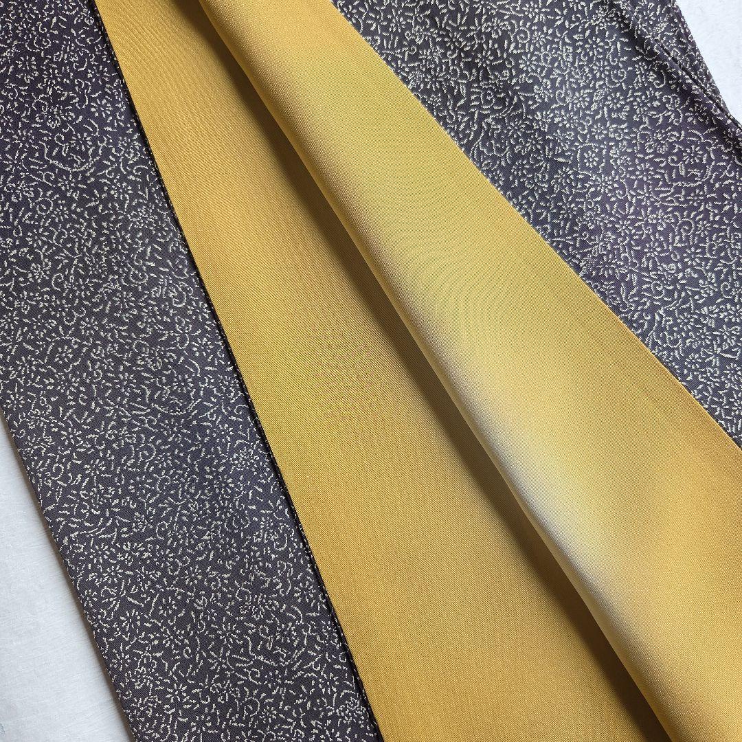 【訳有】細かな模様を楽しむ　チャコールグレーのお召