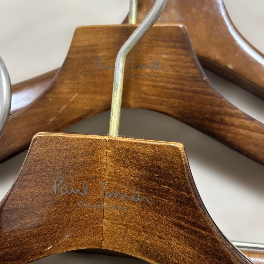 Paul Smith Collection 木製 太ハンガー 3本セット