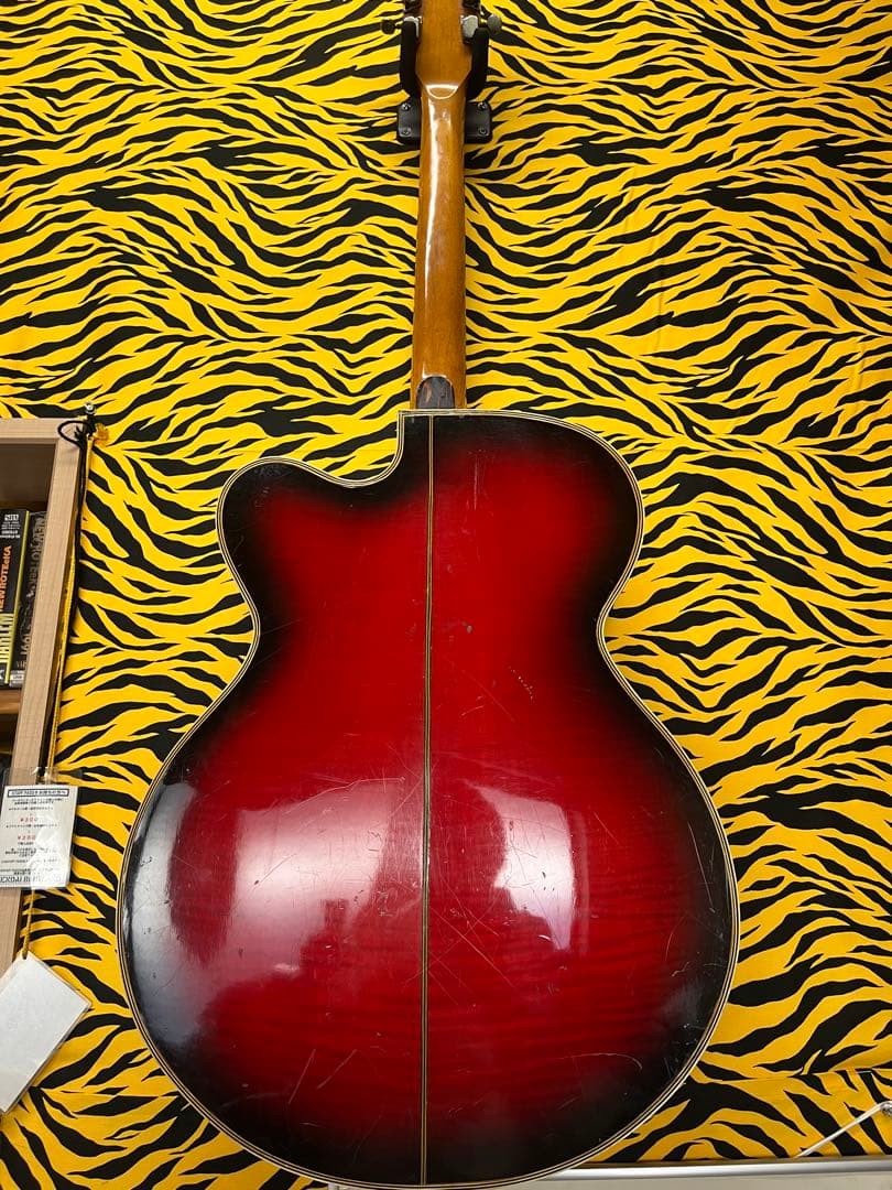 ヴィンテージ！？　セミアコースティックギター レッド