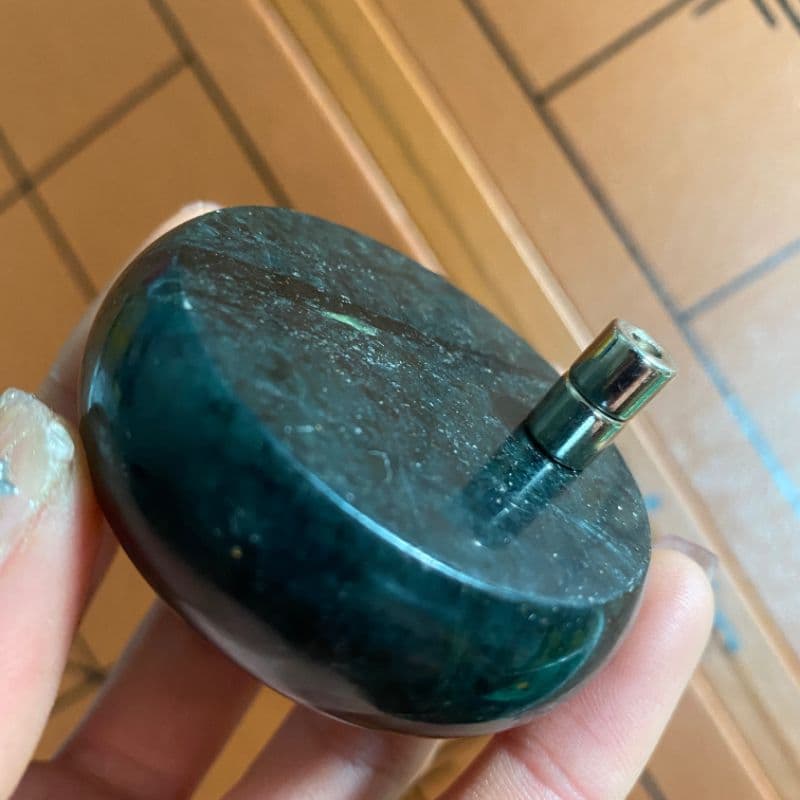 天然薬王石中国将棋   現代工芸品  美術品 置物