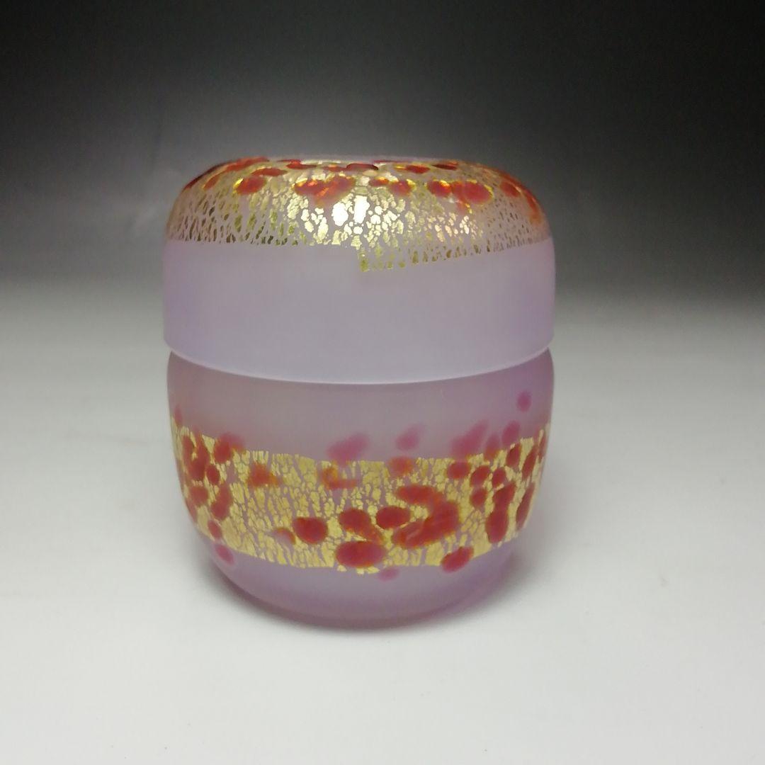 Ｓ６６６　棗　『ぎやまん』『北一硝子』『茶入』　共箱　茶道具