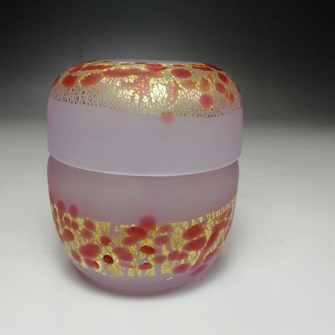 Ｓ６６６　棗　『ぎやまん』『北一硝子』『茶入』　共箱　茶道具