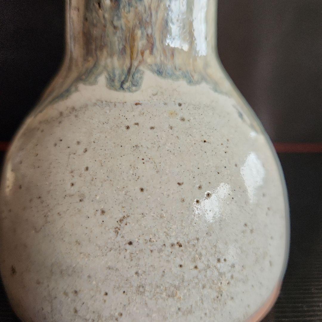 江戸末期の頃高取焼き花入れ