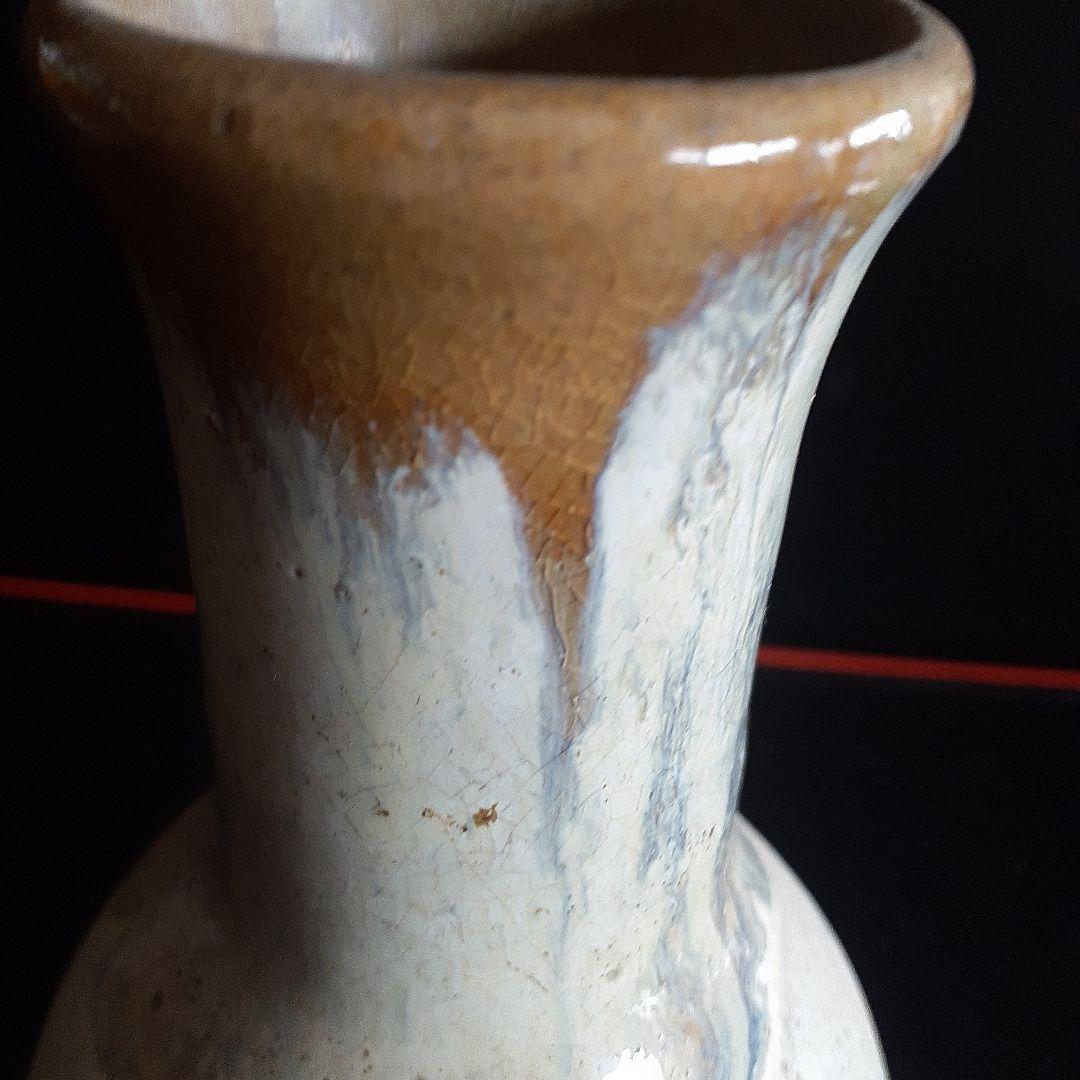 江戸末期の頃高取焼き花入れ