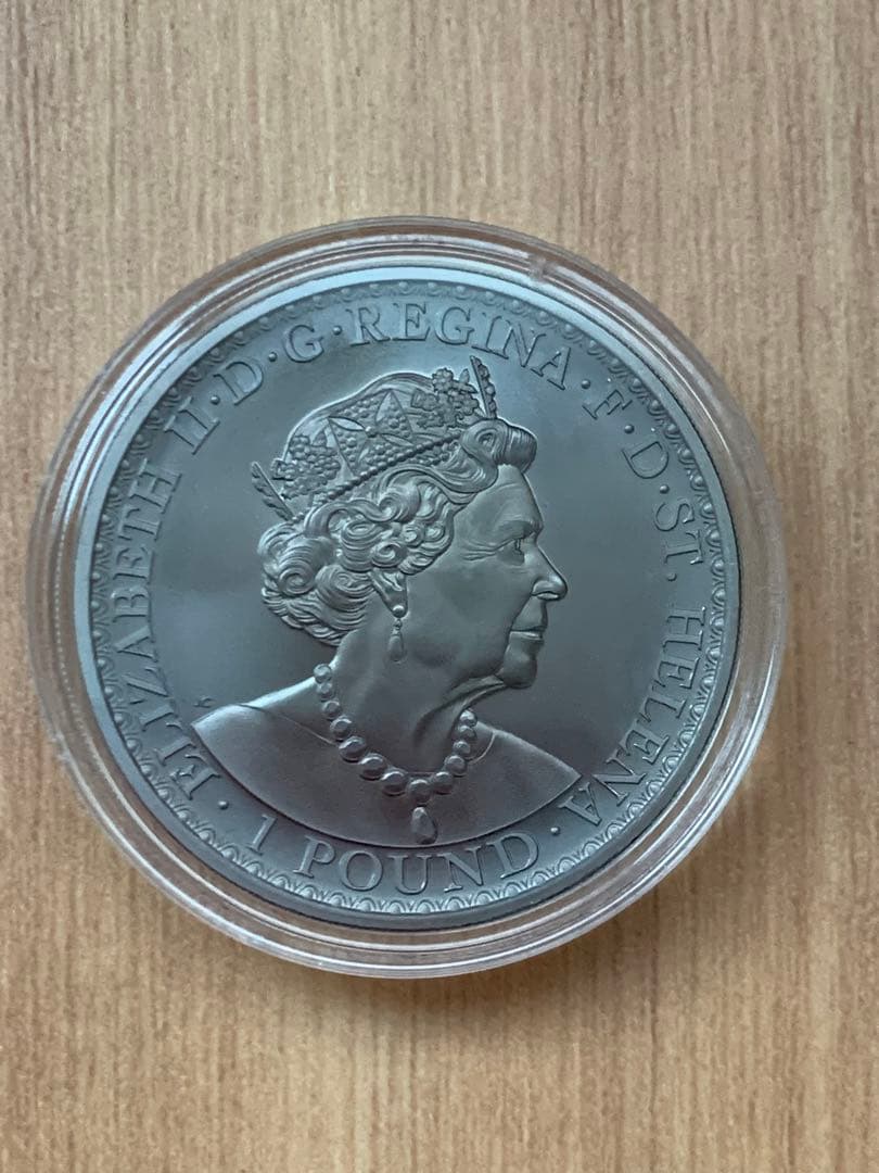 限定500枚 2020年　ウナとライオン 1オンス銀貨　ブラックエンパイア✿銀貨