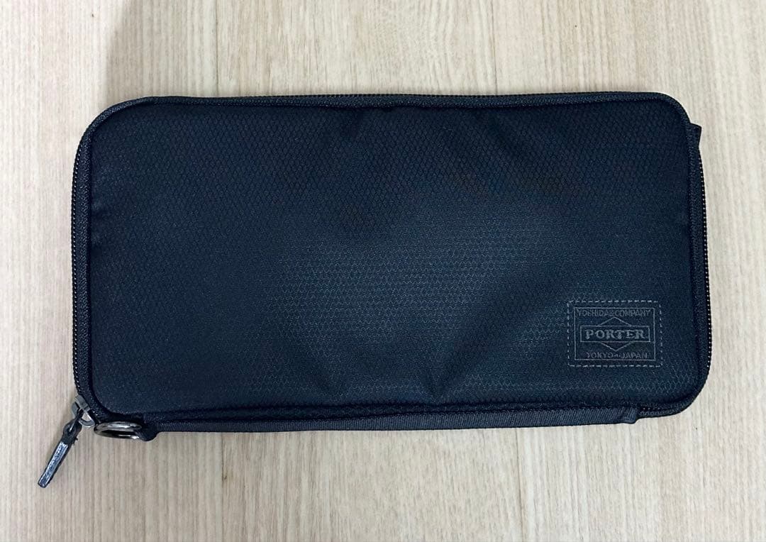 ポーター　ディル　トラベルウォレット　ラウンドファスナー　長財布　ブラック 美品