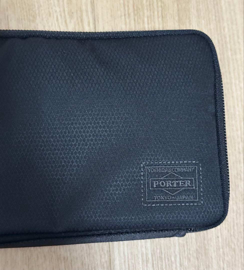 ポーター　ディル　トラベルウォレット　ラウンドファスナー　長財布　ブラック 美品