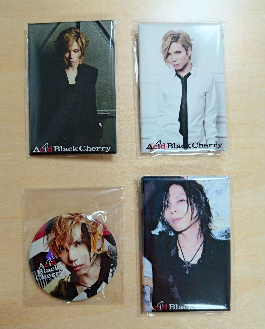 Acid Black Cherry タワレコ特典 缶バッジ 4個セット＋おまけ