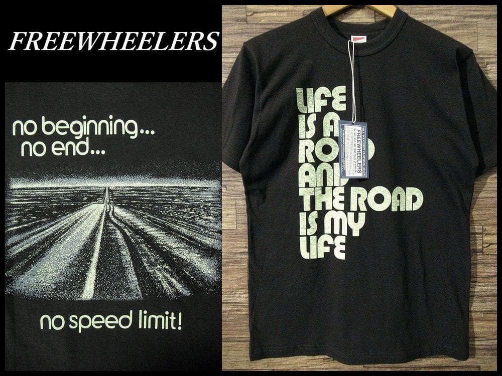 専用　14SS フリーホイーラーズ POWER WEAR Tシャツ ブラック M