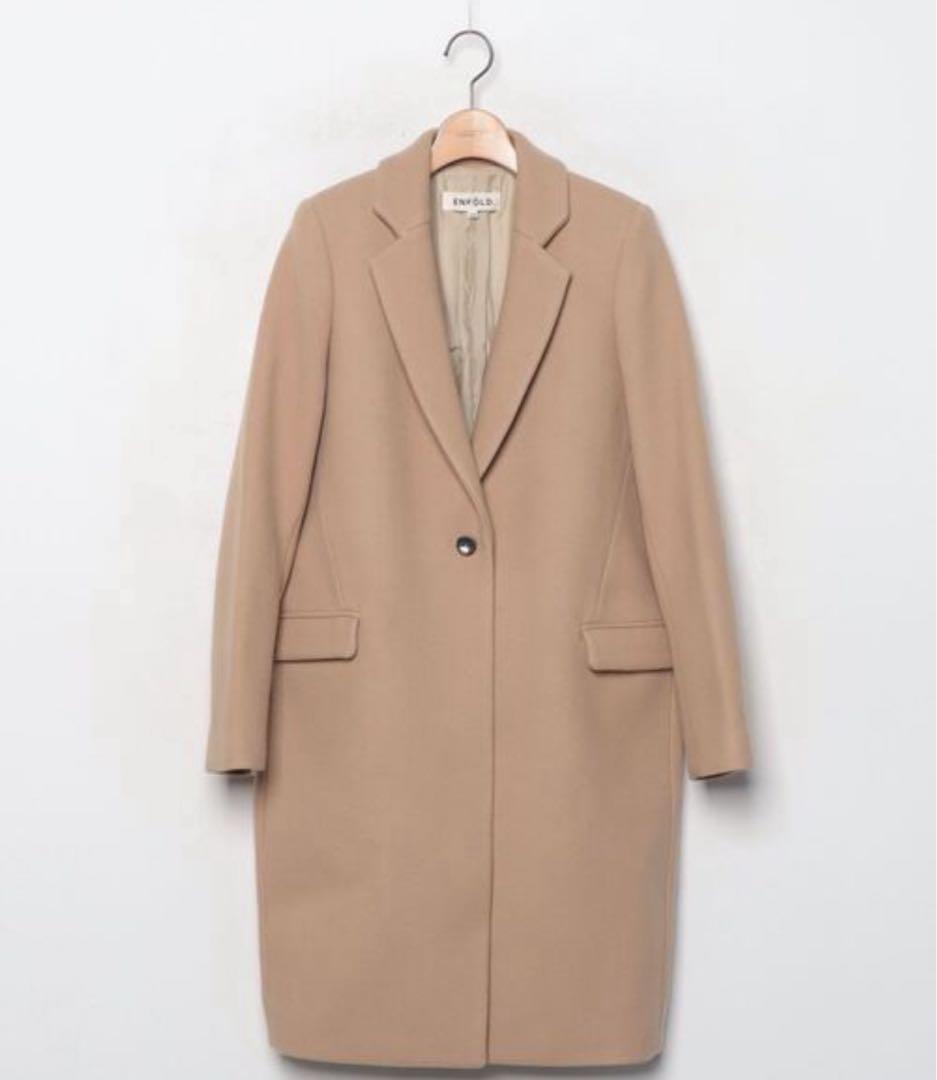 ENFOLD ベージュ チェスター　コート