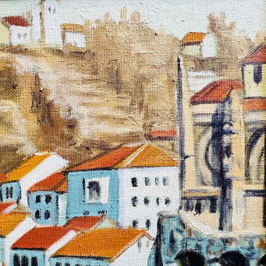 宮倉靖三 スペイン オニダロア 無所属 サイン有り インテリア 油彩 絵画 額装