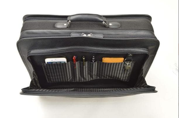 新品 アタッシュケース A3書類対応 2層式 法衣カバン ソフト 大容量