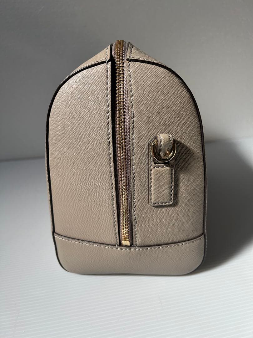 トリーバーチ ベージュ ハンドバッグ ショルダーベルト付