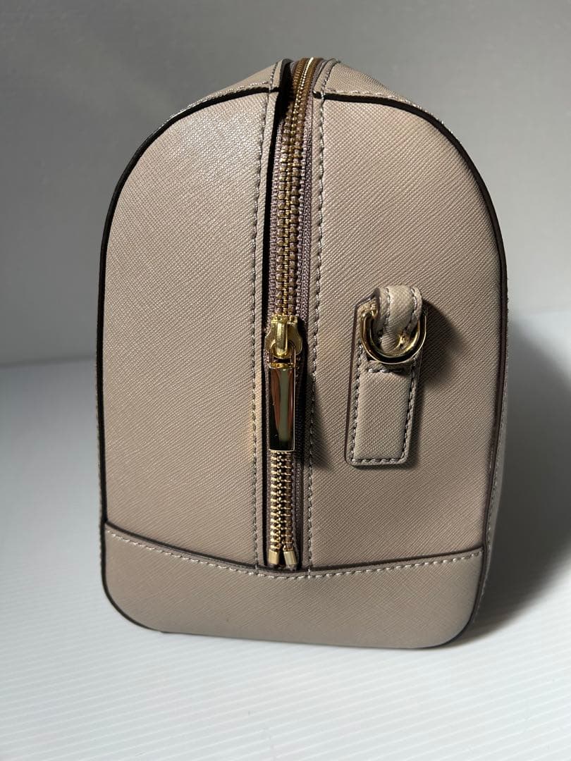 トリーバーチ ベージュ ハンドバッグ ショルダーベルト付