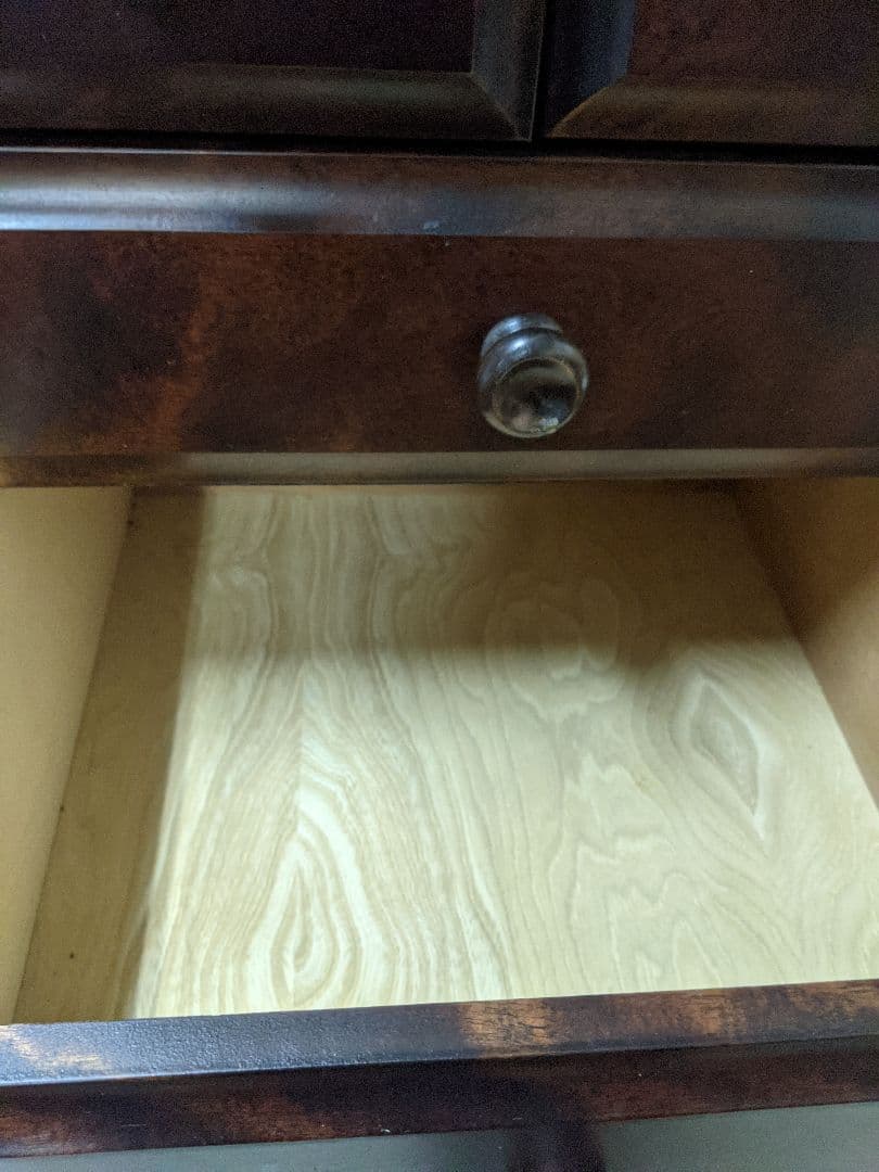 民芸調 スリム チェスト 縦長箪笥 整理タンス 収納 和家具 和モダン ６段