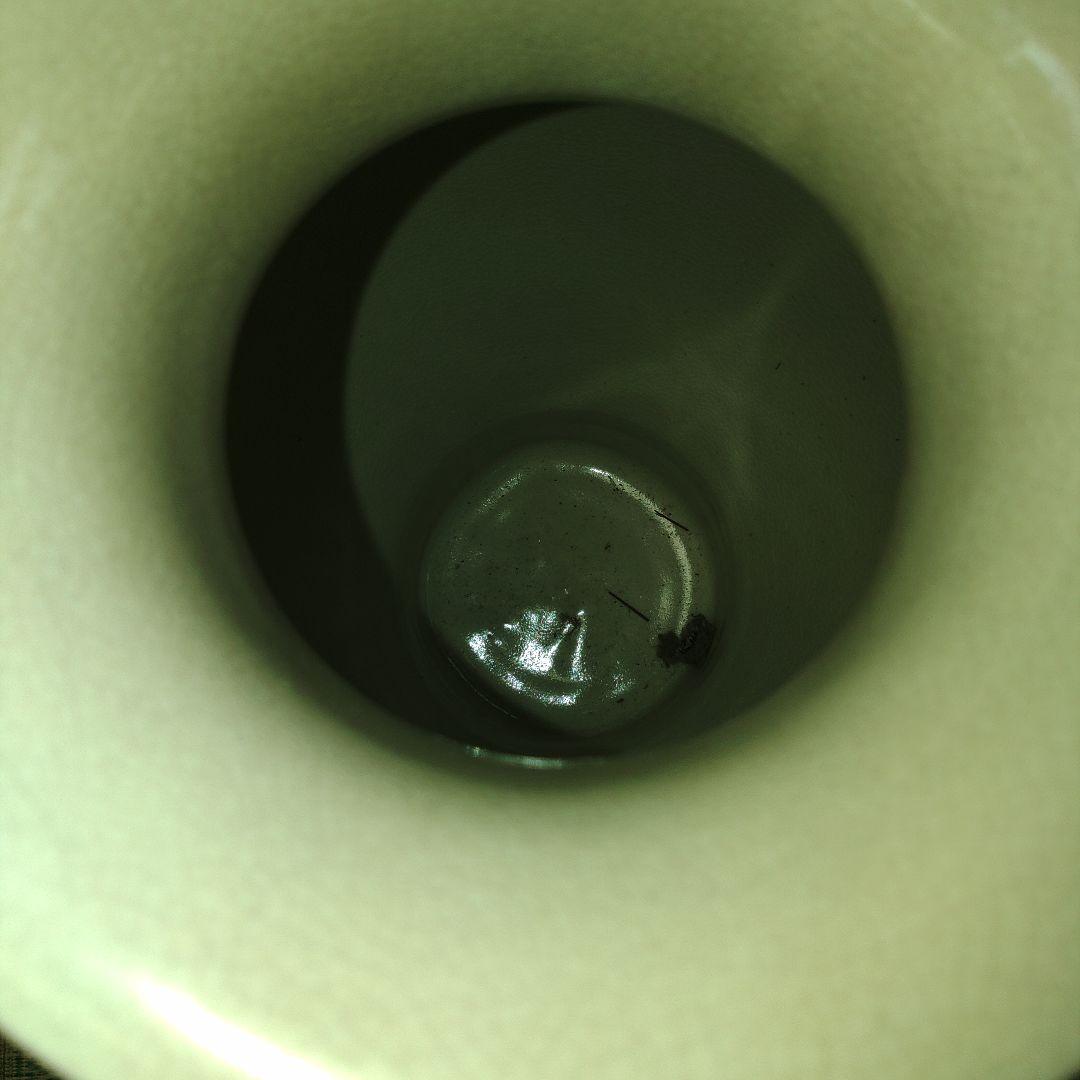 九谷焼　隆祥　草花文飾壺　花瓶