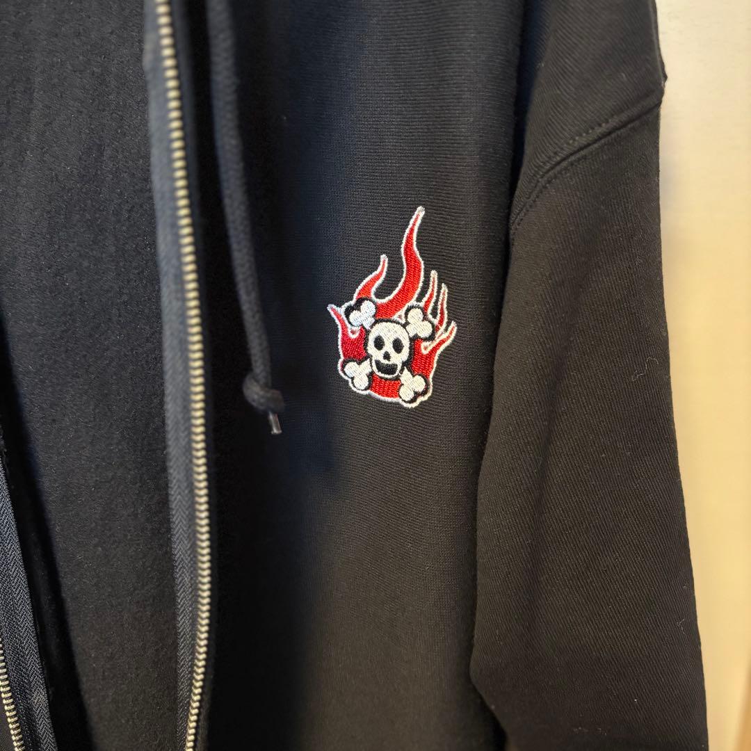 B'z パーカー◆ジップ フーディー L ◆ロックロック フェス