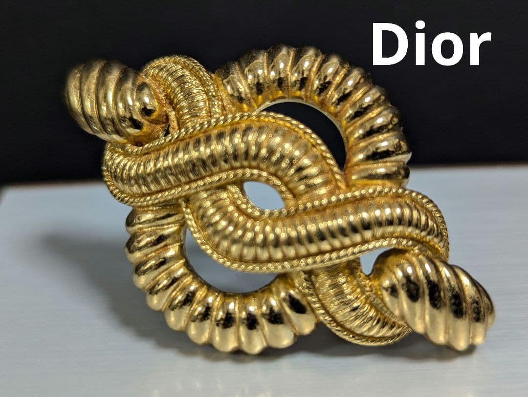☆希少☆　ChristianDior　ブローチ　ロープ