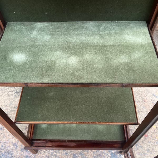 関西限定　送料別　アンティーク　キュリオケース　飾り棚　イギリス