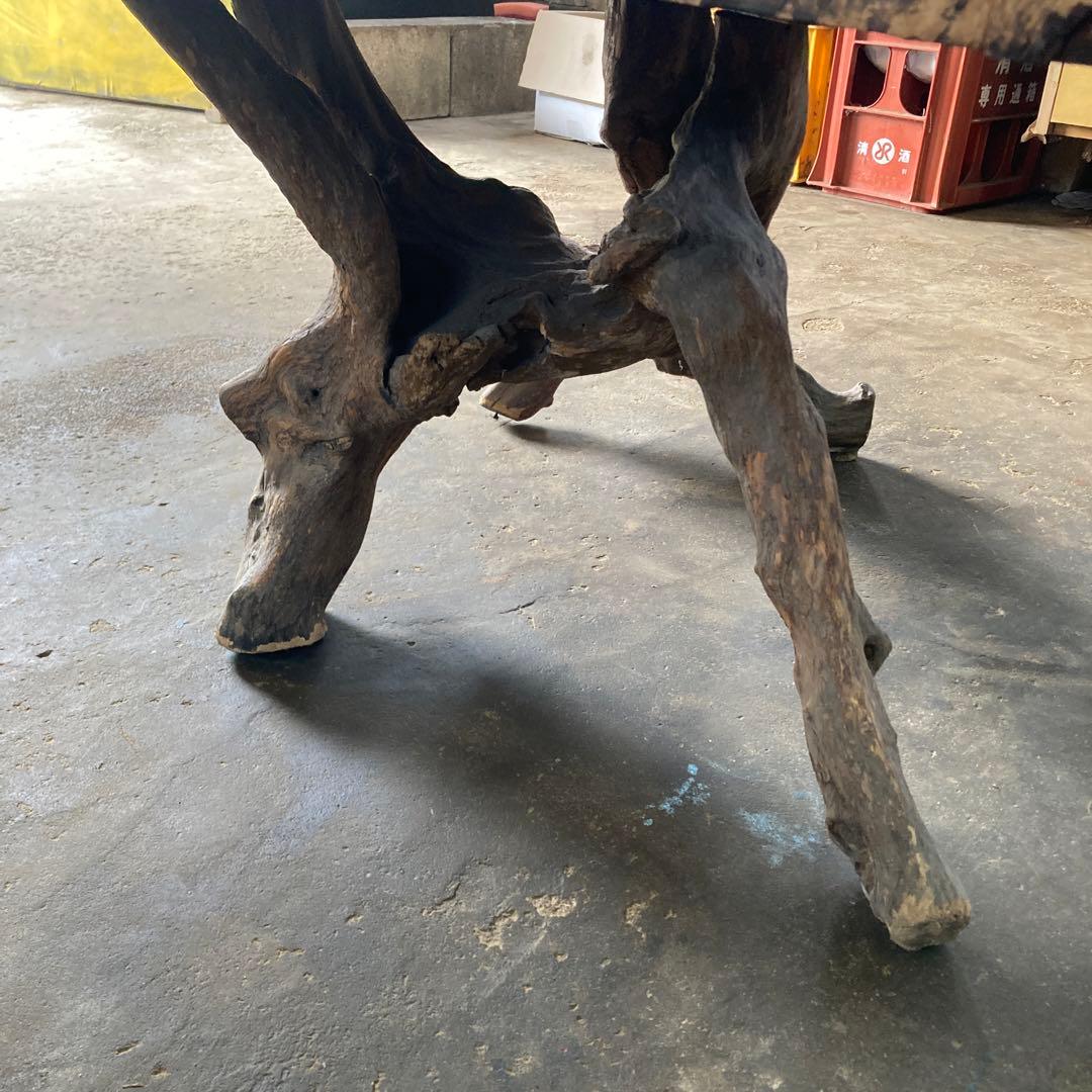 m*o様 引き取り歓迎 流木脚のテーブル 天然木 一枚板 ナチュラル