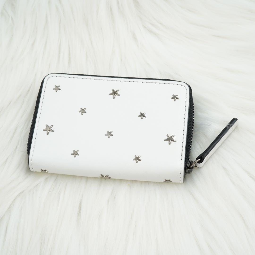 未使用品　箱付き　jimmy choo ケース　小銭入れ　スタッズ　希少