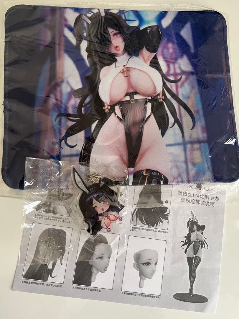 『黒シスター 』1/4完成品フィギュア【BearPanda製】特典付