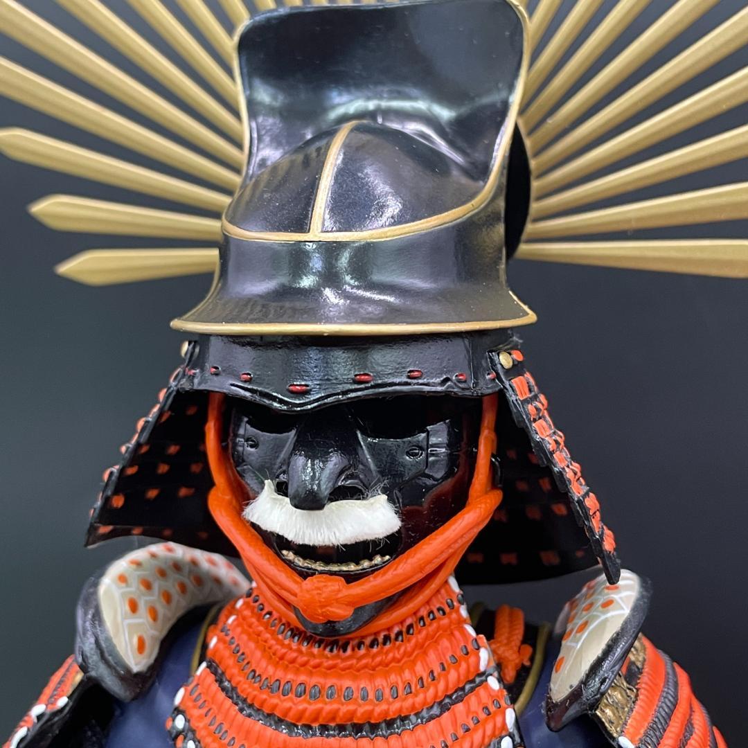 美品 丸武産業 戦国大甲冑人形 豊臣秀吉 鎧兜 武将フィギュア 金扇立物