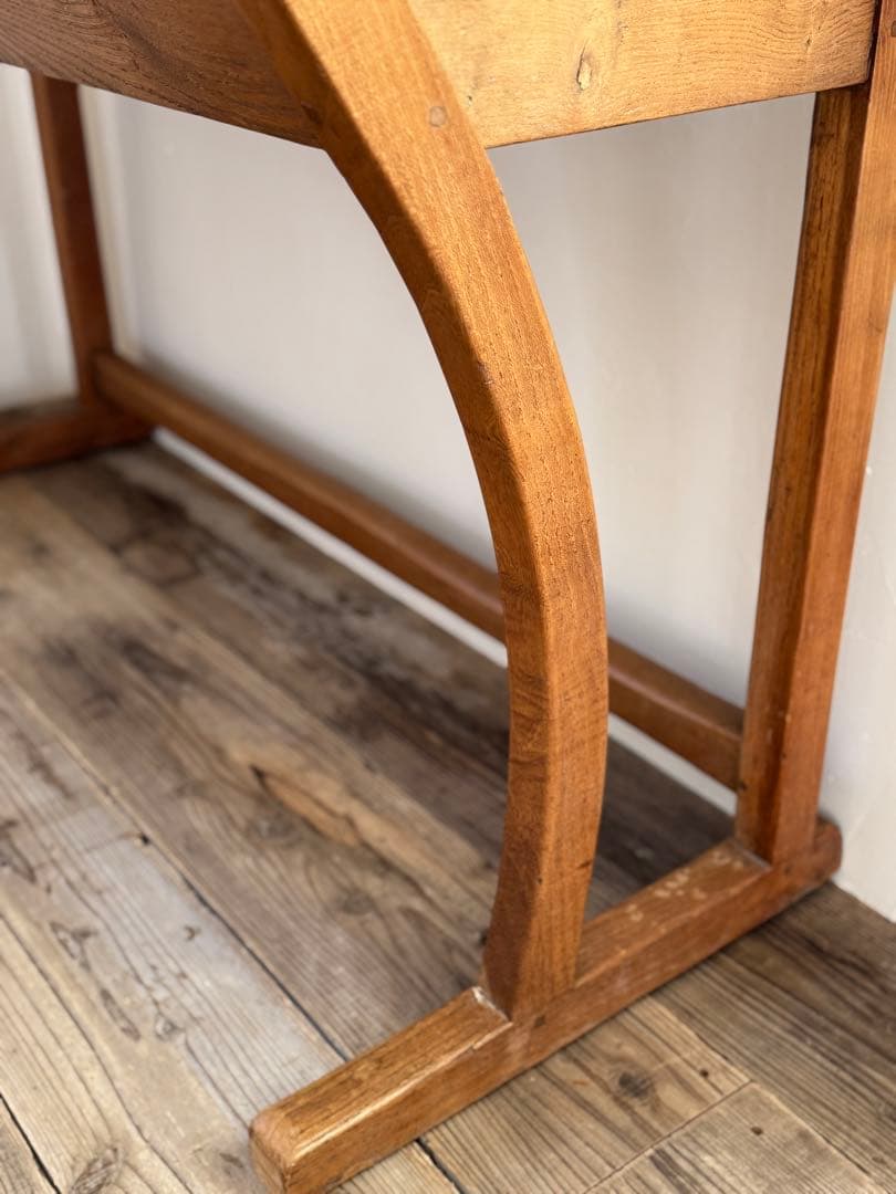 1900s初期フランスアンティーク 2人掛け　スクールデスク