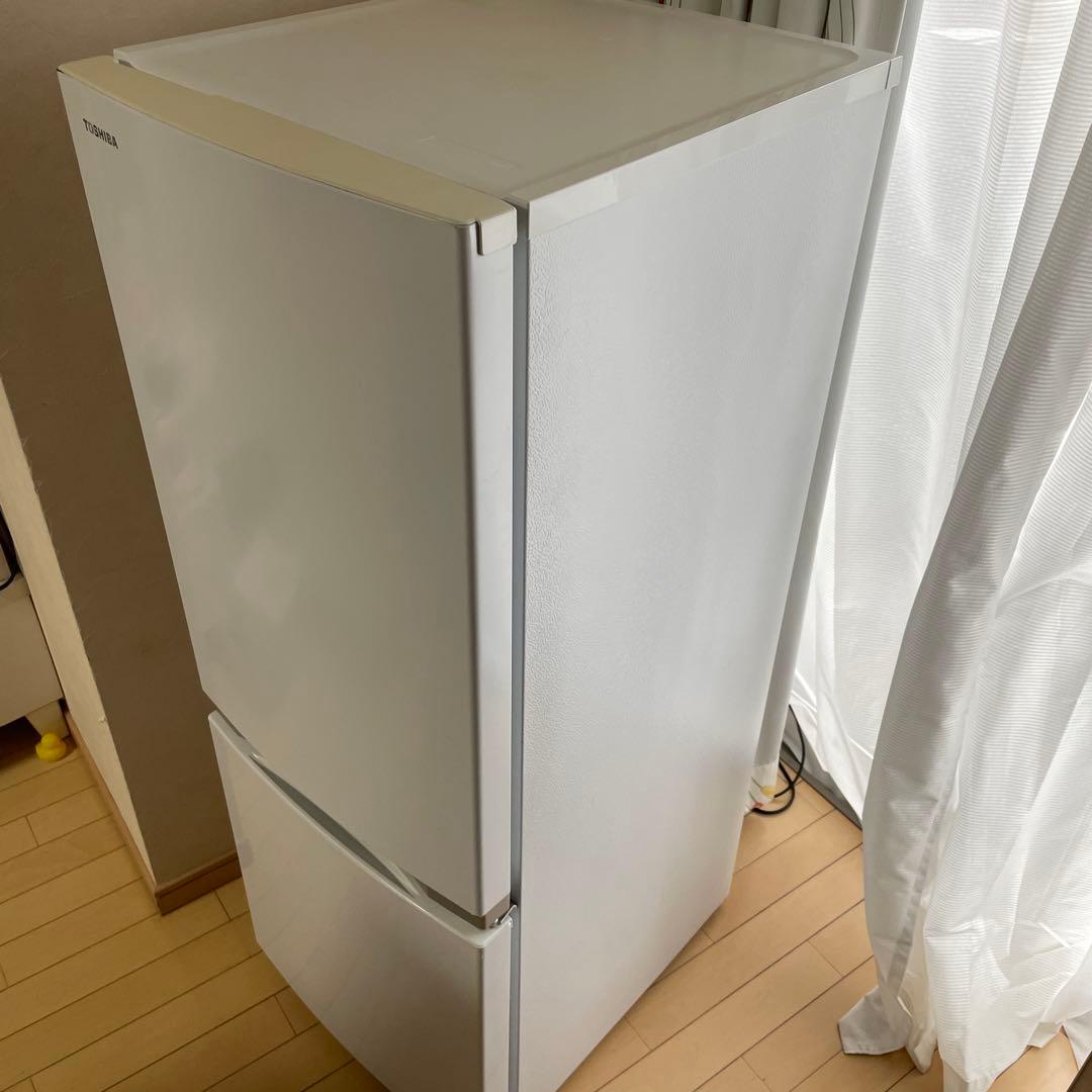 TOSHIBA 2ドア冷蔵庫 ホワイトGR-R15BS 2020年製