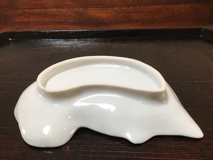 鳩形　皿　アンティーク