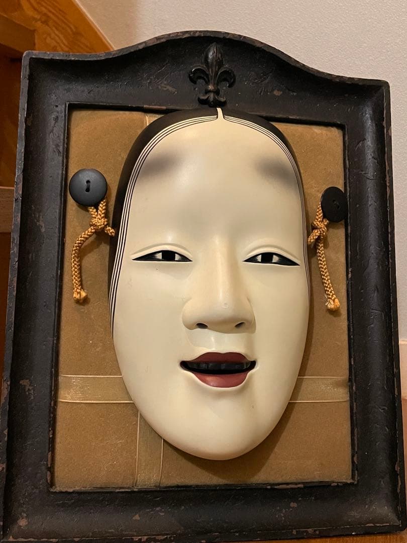 cimastone replicas 京都科学標本 能面 小面（若女）額縁付