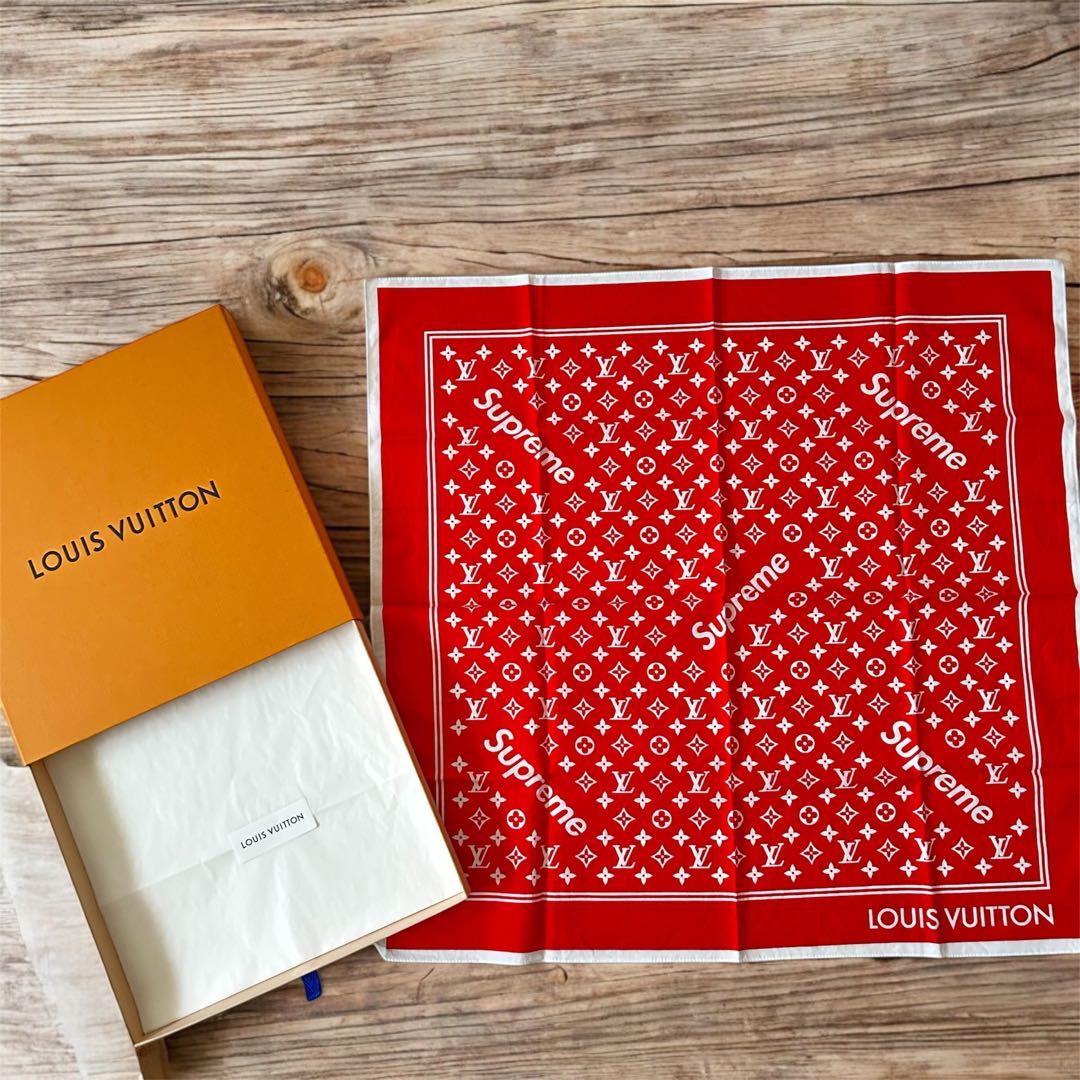 LOUIS VUITTON ルイヴィトン シュプリーム supreme バンダナ