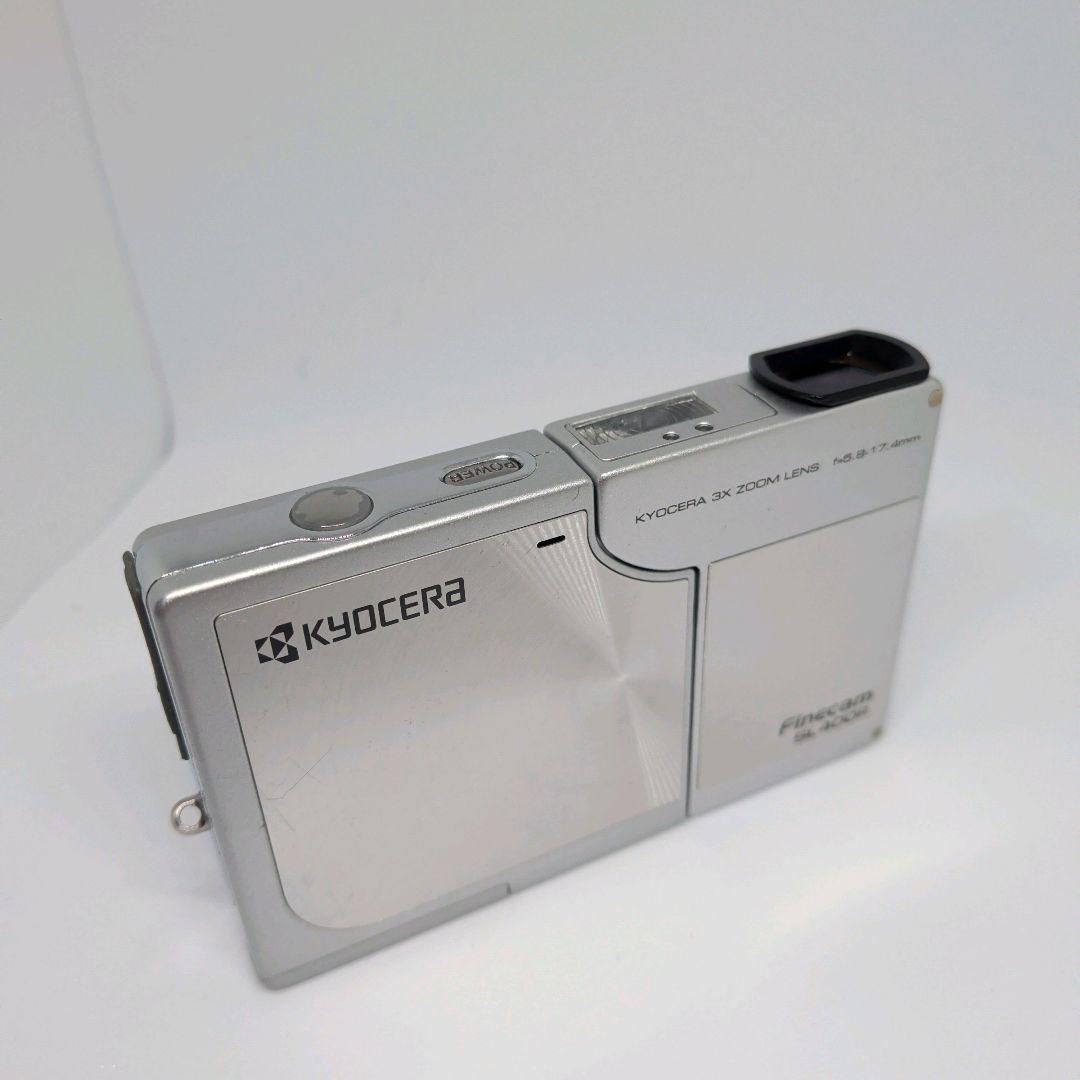 【動作品】KYOCERA Finecam SL400R コンパクトデジタルカメラ