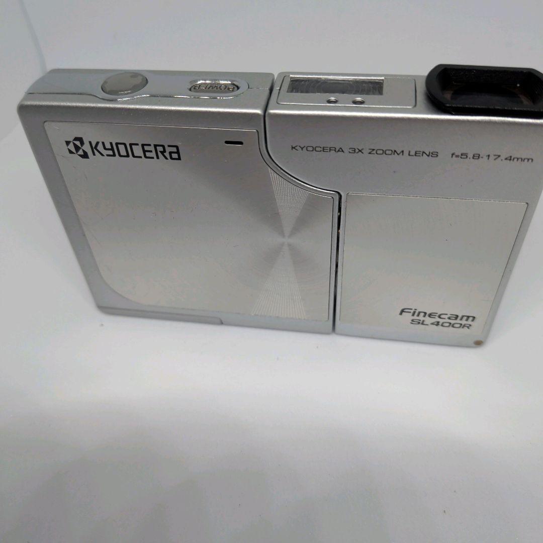 【動作品】KYOCERA Finecam SL400R コンパクトデジタルカメラ