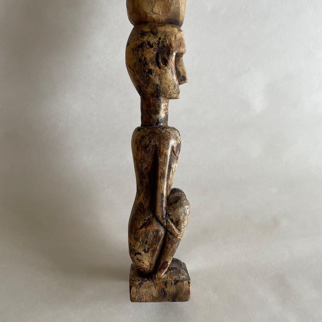 インドネシア　ティモール　木製彫刻　1970年代頃