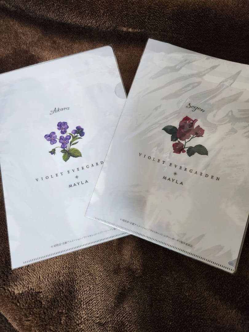 MAYLA　ヴァイオレットエバーガーデンクリアファイル2種