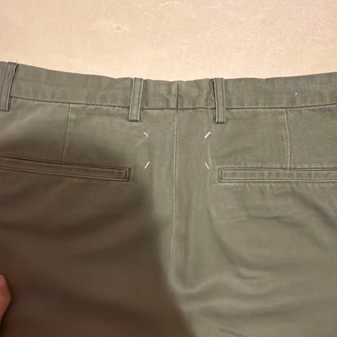 オリーブグリーン チノパン マルジェラ