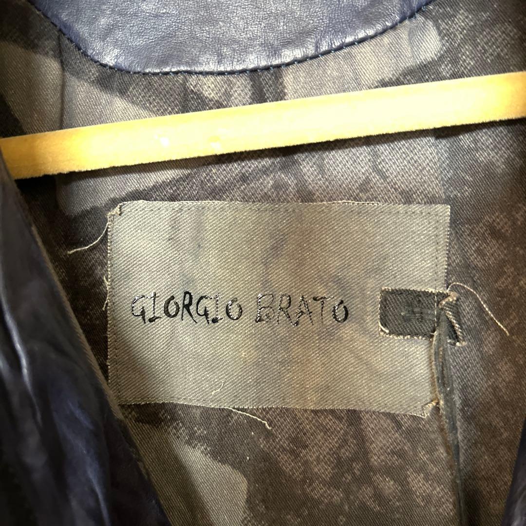 Giorgio Brato レザー ライダースジャケット　ジョルジオブラッド
