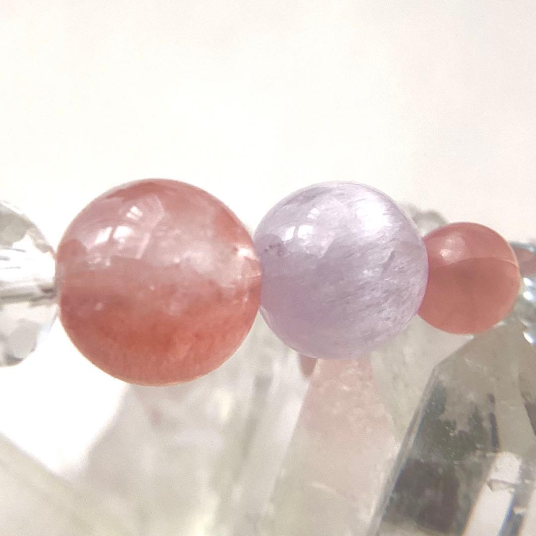 小唄 ★ブレスレット ストロベリークォーツ ♪ 353